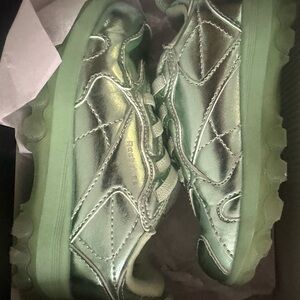 Reebok Shimmering Metallic Green Shoes